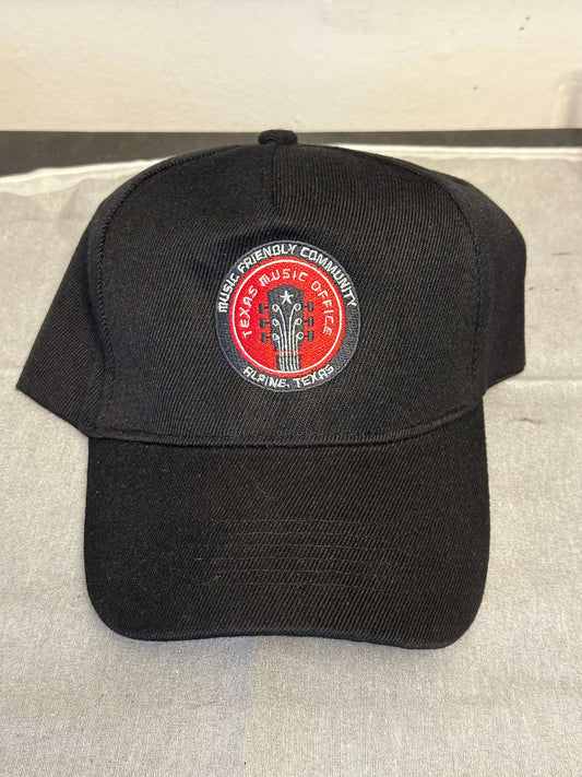 Alpine Texas Music Office Hat Cap OS Black Velcro