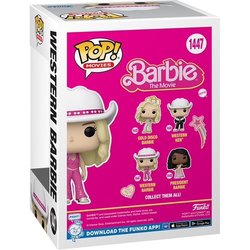 Barbie Movie Western Barbie Funko Pop! Vinyl Figure #1447 NIB