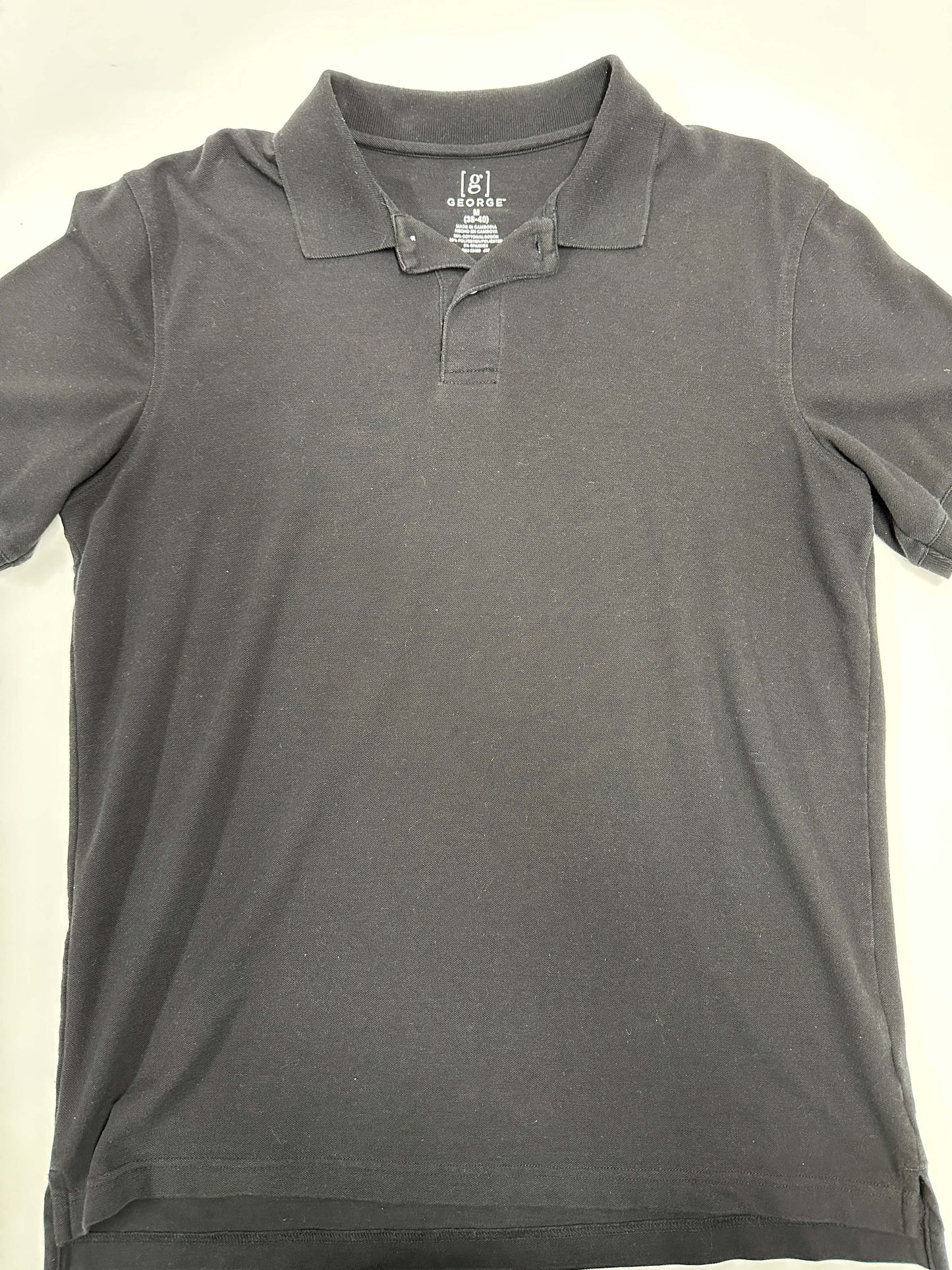 Men's Short Sleeve Polos (Various, Medium & Large - Black, Red, Navy)