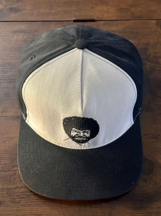 Bob Ross The Joy of Painting Happy Trees Under Brim Caricature Snapback Cap Hat