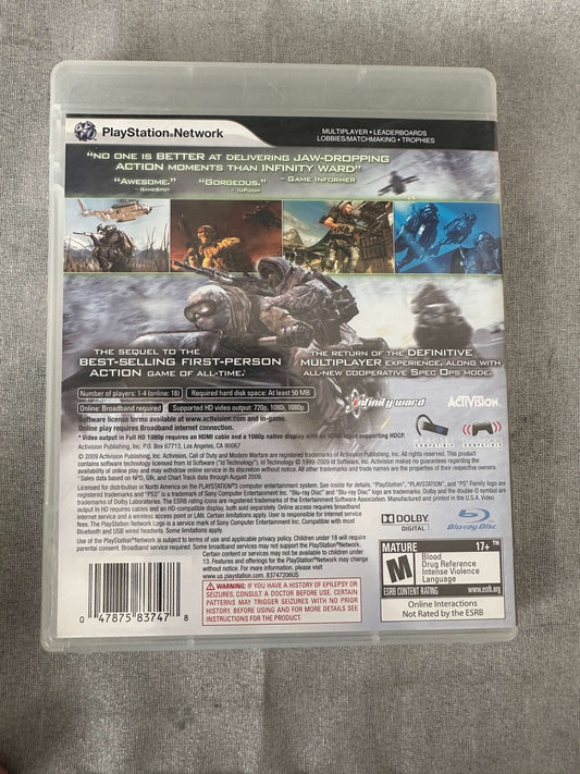 Call of Duty: Modern Warfare 2 (PlayStation 3, 2009)