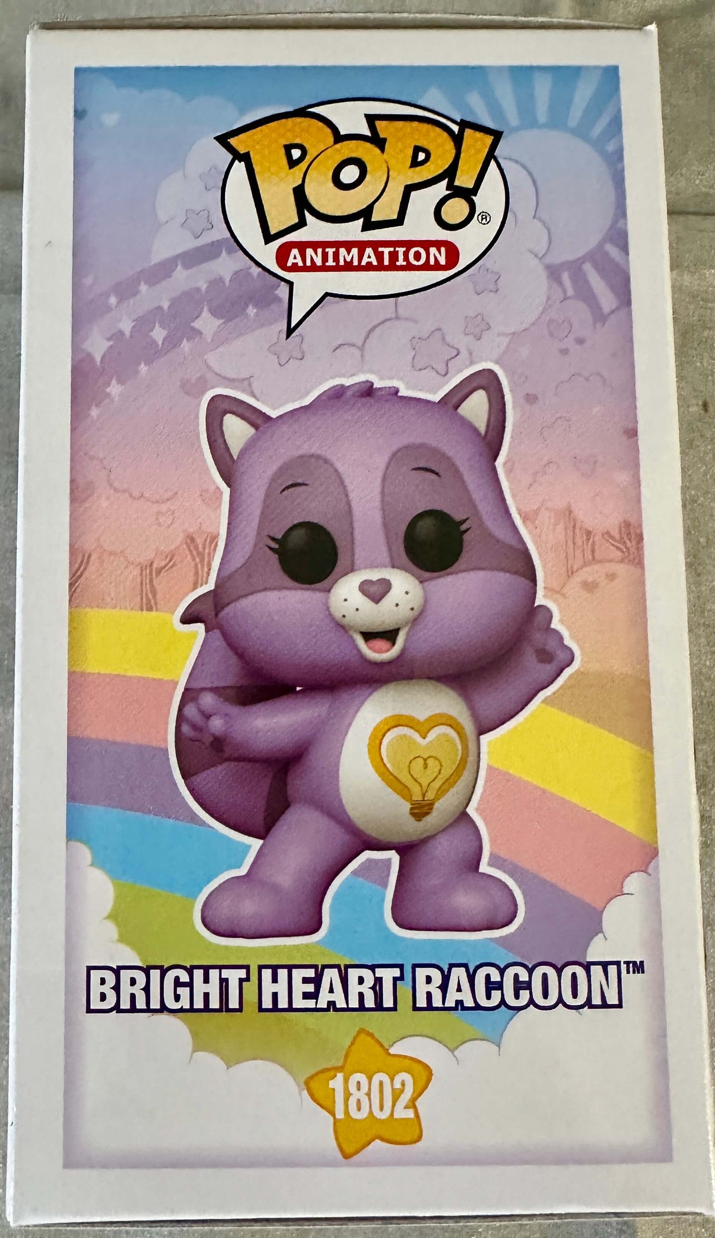 Care Bear Cousins Bright Heart Raccoon Funko Pop! Vinyl Figure #1802