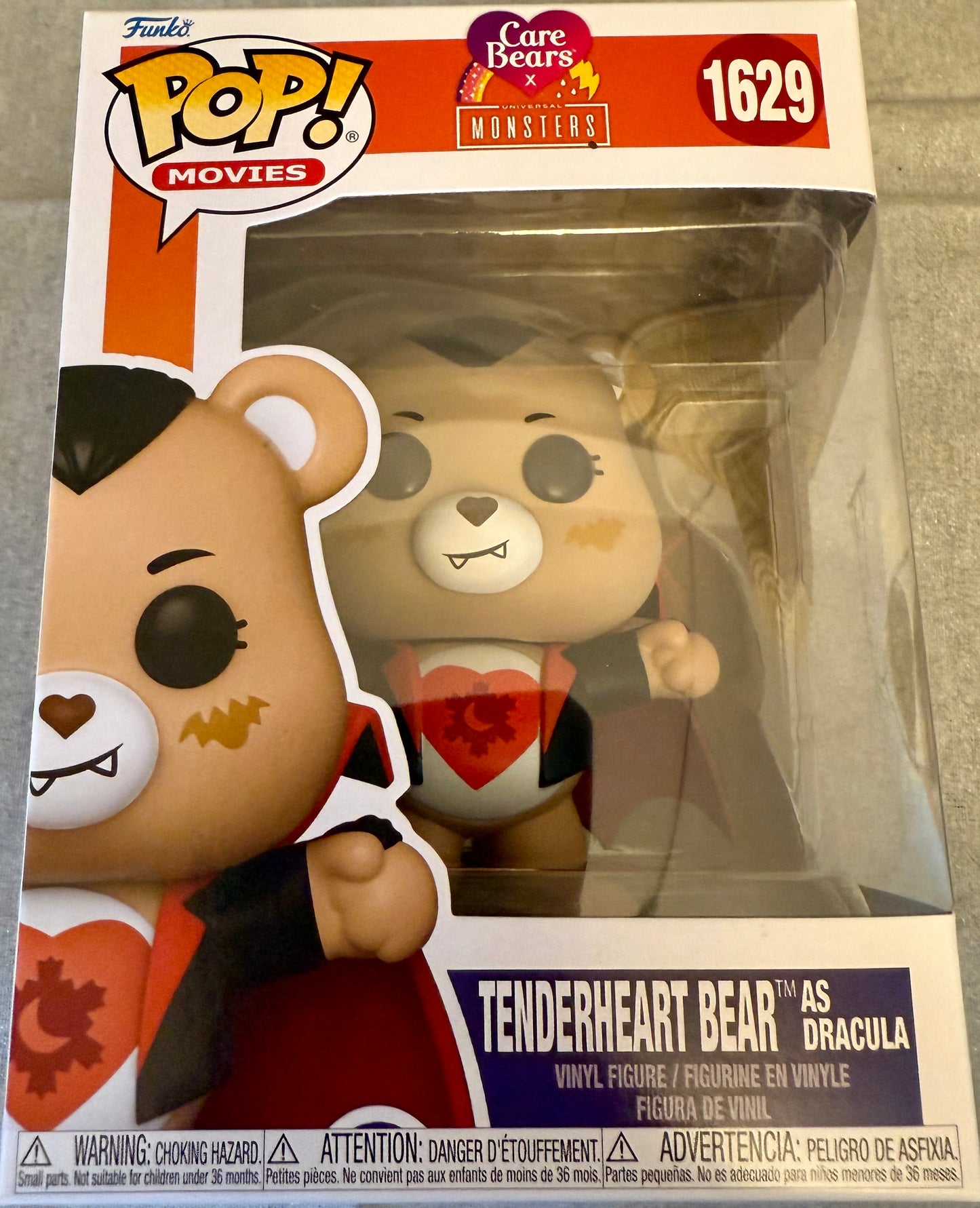 Care Bears x Universal Monsters Tenderheart Bear as Dracula Funko Pop! Vinyl Fig