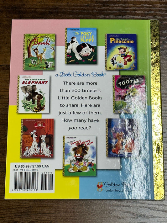 Disney Book Kids Scamp Children’s Classic Golden Books 2004 Lady & The Tramp