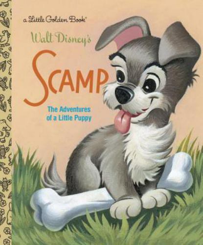 Disney Book Kids Scamp Children’s Classic Golden Books 2004 Lady & The Tramp