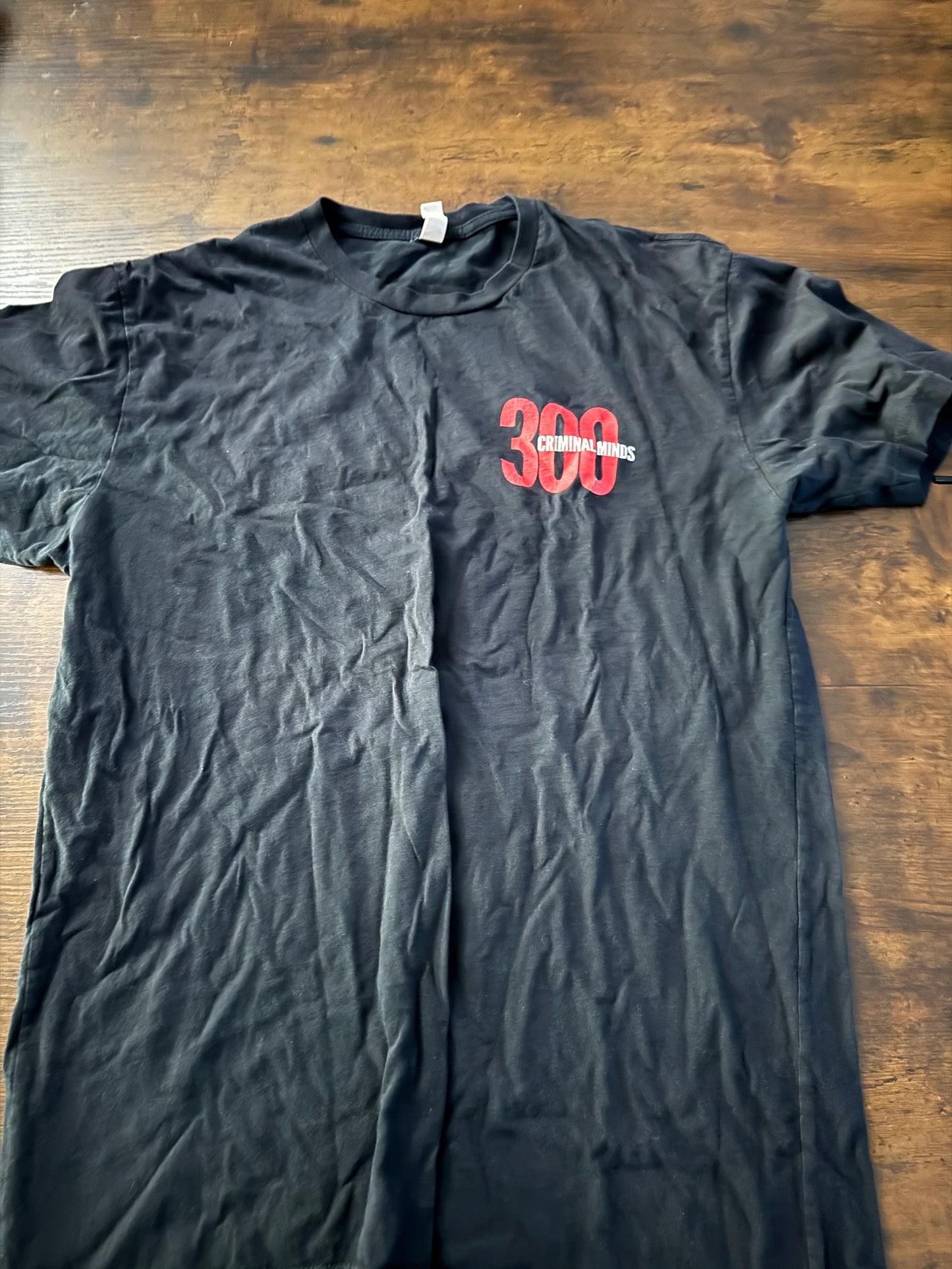 Criminal Minds 300 Episode Commemorative Tshirt Men’s Large RARE FIND