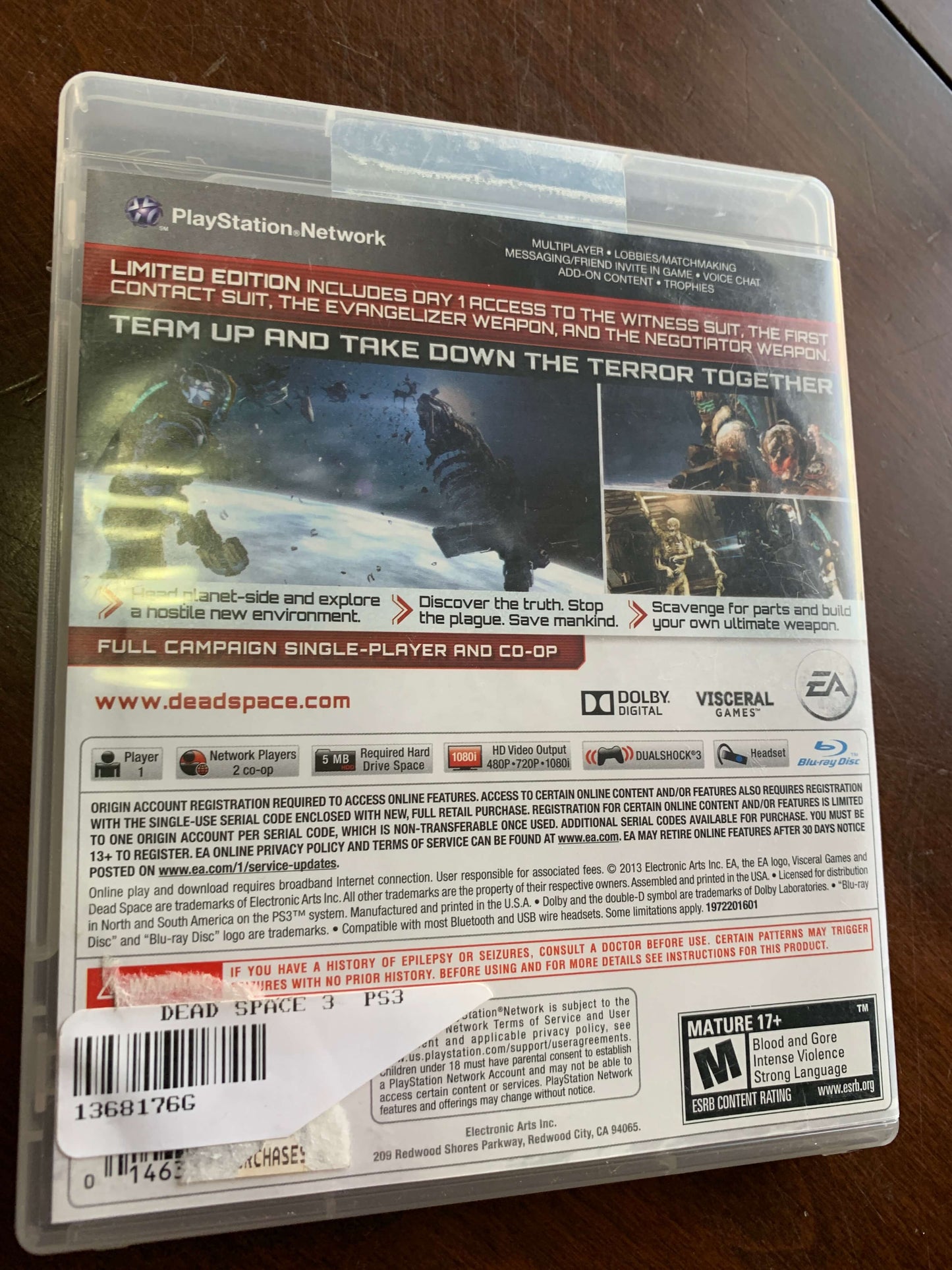 Dead Space 3 (Limited) - Sony PlayStation 3