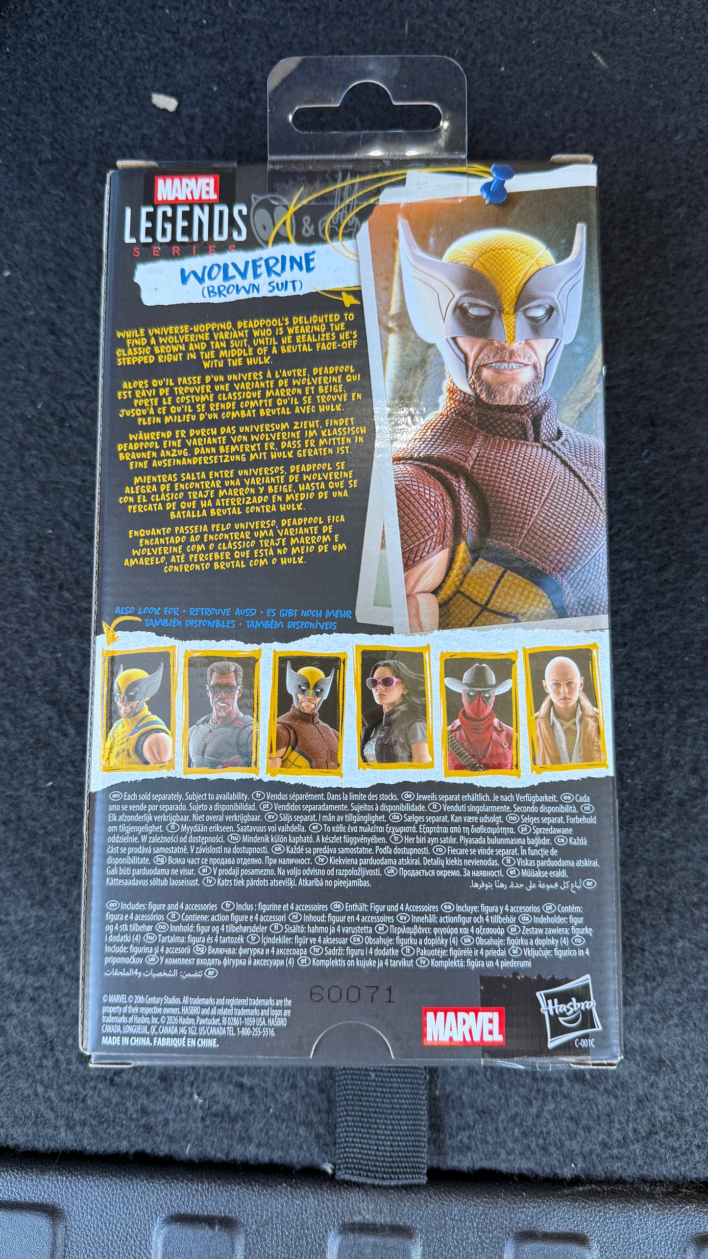 Deadpool & Wolverine Marvel Legends Wolverine (Brown Suit) 6-Inch Action Figure