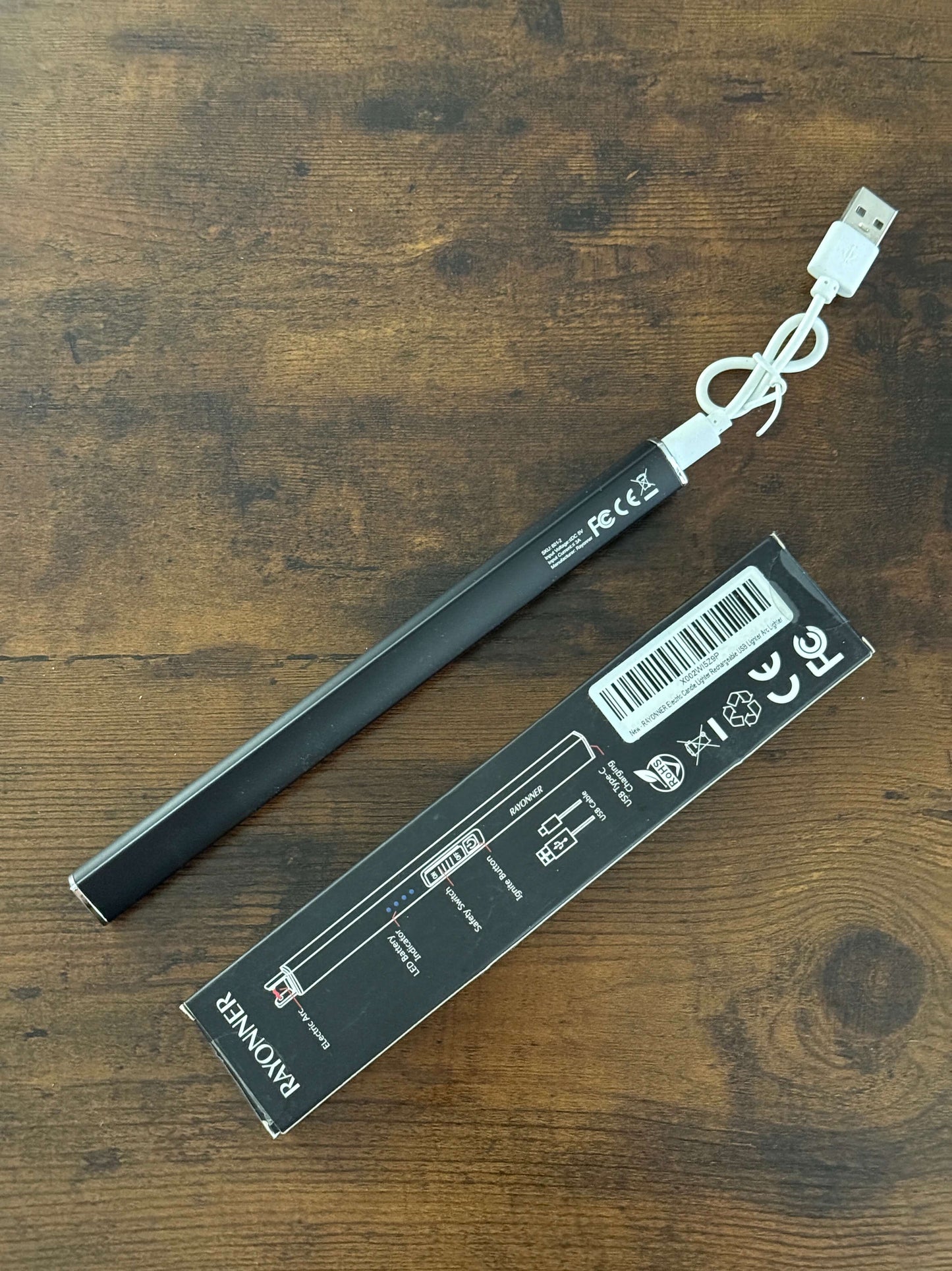 Rechargeable Electric Lighter Arc USB Candle BBQ Electronic Flameless Plasma US