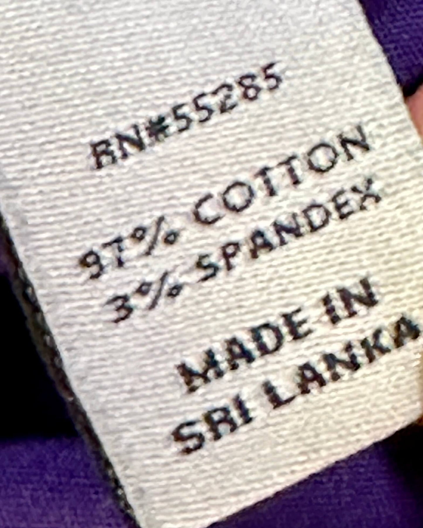 Express Classic Solid Stretch Cotton 1MX Dress Shirt (Purple) Large 16-16.5