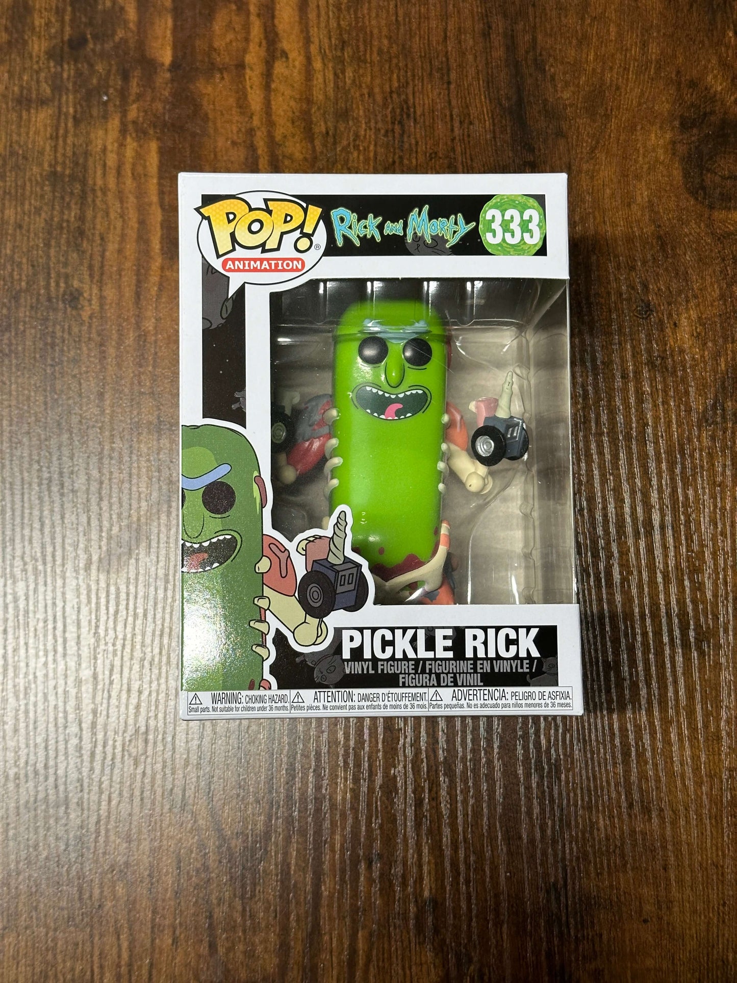 Pickle Rick Funko Pop! Rick and Morty Vinyl Figure Animation  (Rat Suit) #333