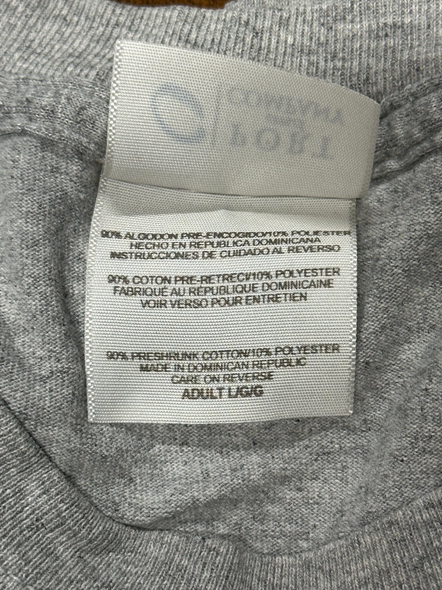 Golden State Warriors The City Gray T-Shirt Tee Port and Company Large NBA