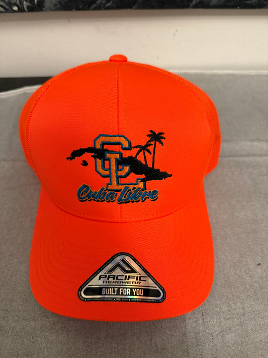 Cuba Libre Truck Hat Orange SnapBack OS