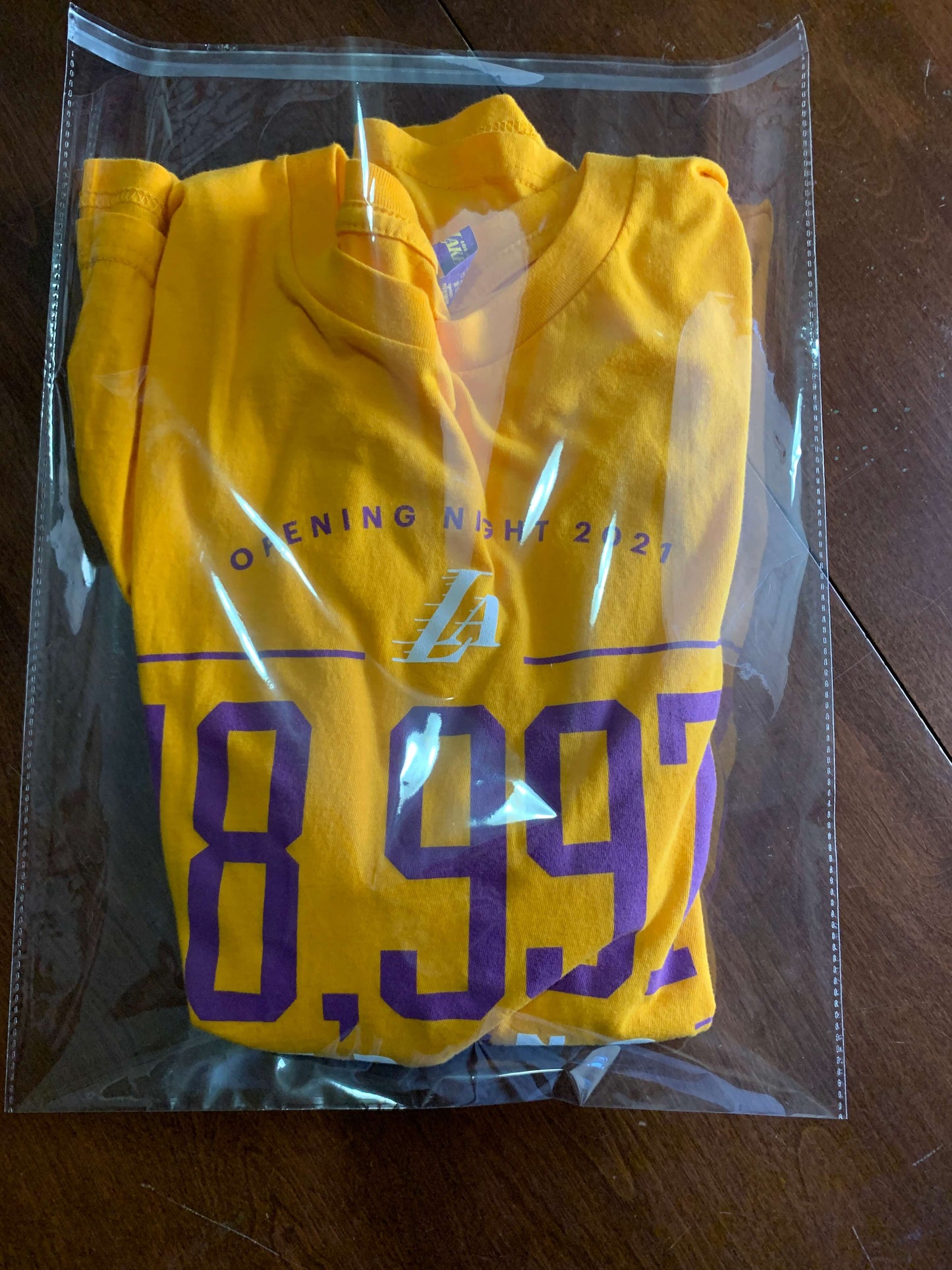 Los Angeles Lakers Opening Night 2021 T-shirt collectable NBA merchandise unisex
