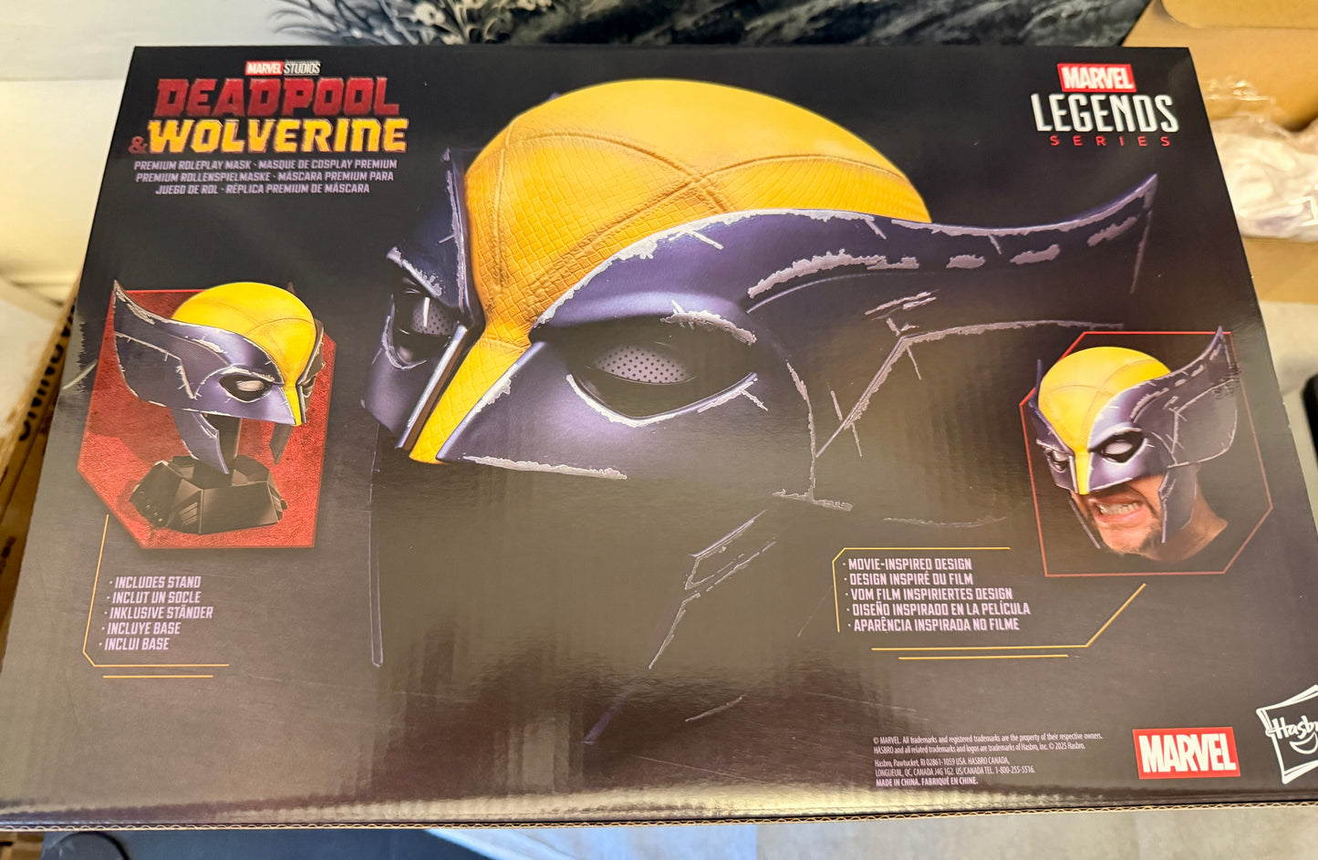 Marvel Legends Deadpool & Wolverine Wolverine Premium Roleplay Mask Prop Replica