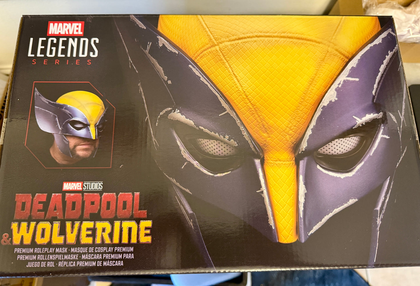 Marvel Legends Deadpool & Wolverine Wolverine Premium Roleplay Mask Prop Replica