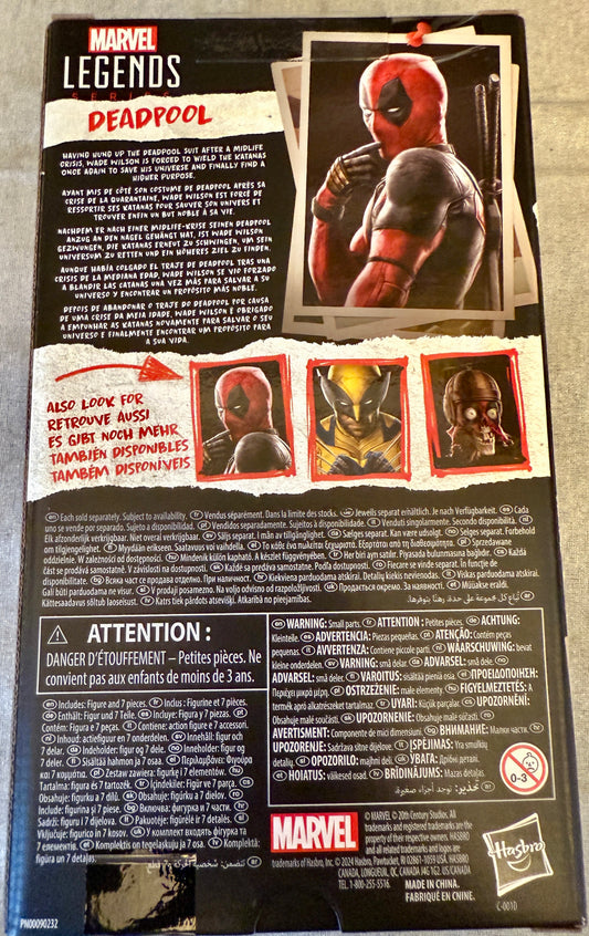 Marvel Legends Deadpool and Wolverine - Deadpool 6" Action Figure