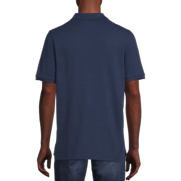 Men's Short Sleeve Polos (Various, Medium & Large - Black, Red, Navy)