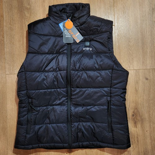 Ororo Men’s Size L Heated Vest With Battery