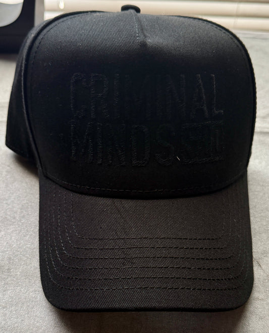 Rare Criminal Minds S20 Crew Hat Black Embroidered Snapback Cast & Crew TV Show Cap
