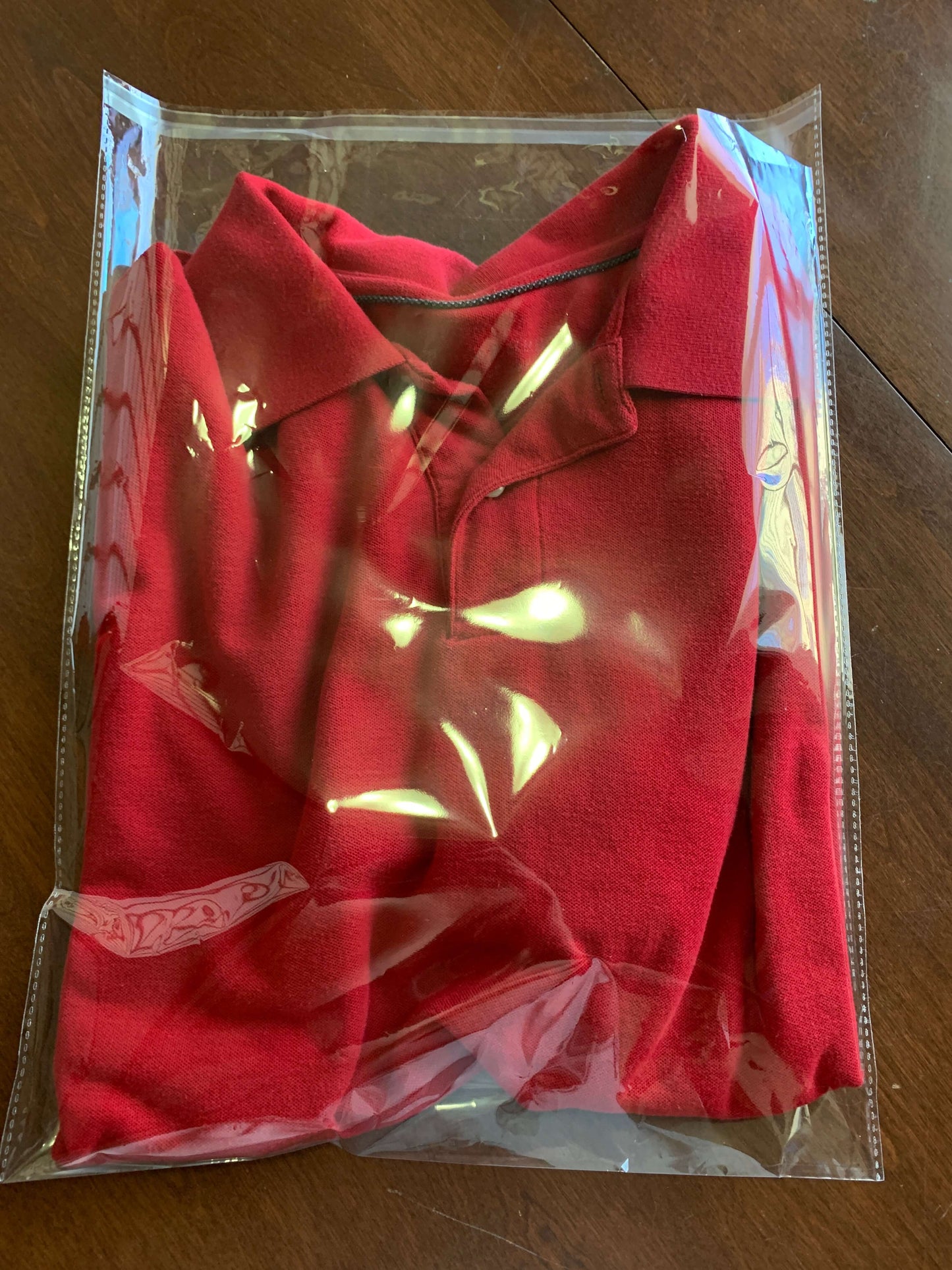 Men's Short Sleeve Polos (Various, Medium & Large - Black, Red, Navy)