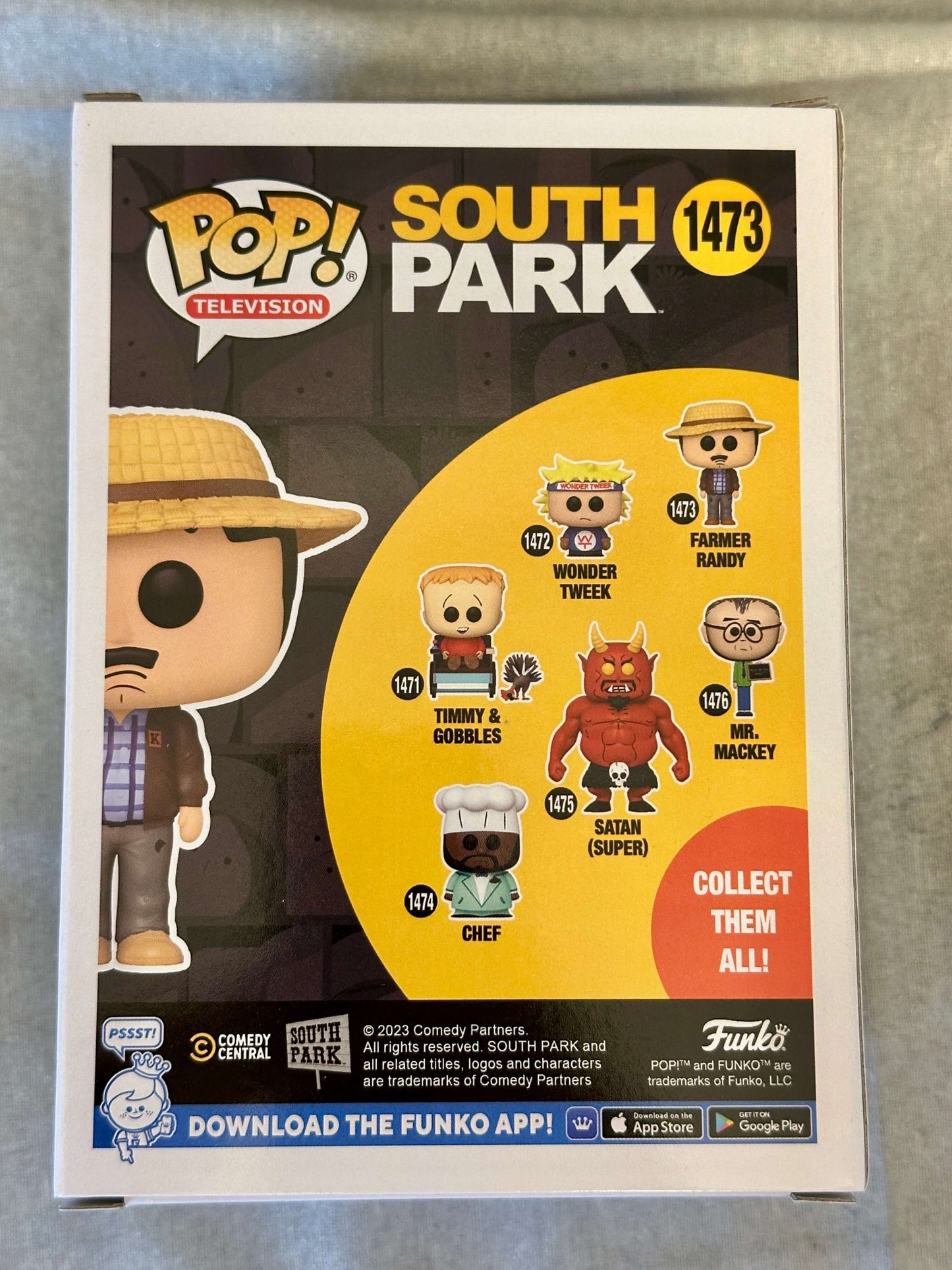 South Park Farmer Randy Marsh Funko Pop! Vinyl Figure #1473
