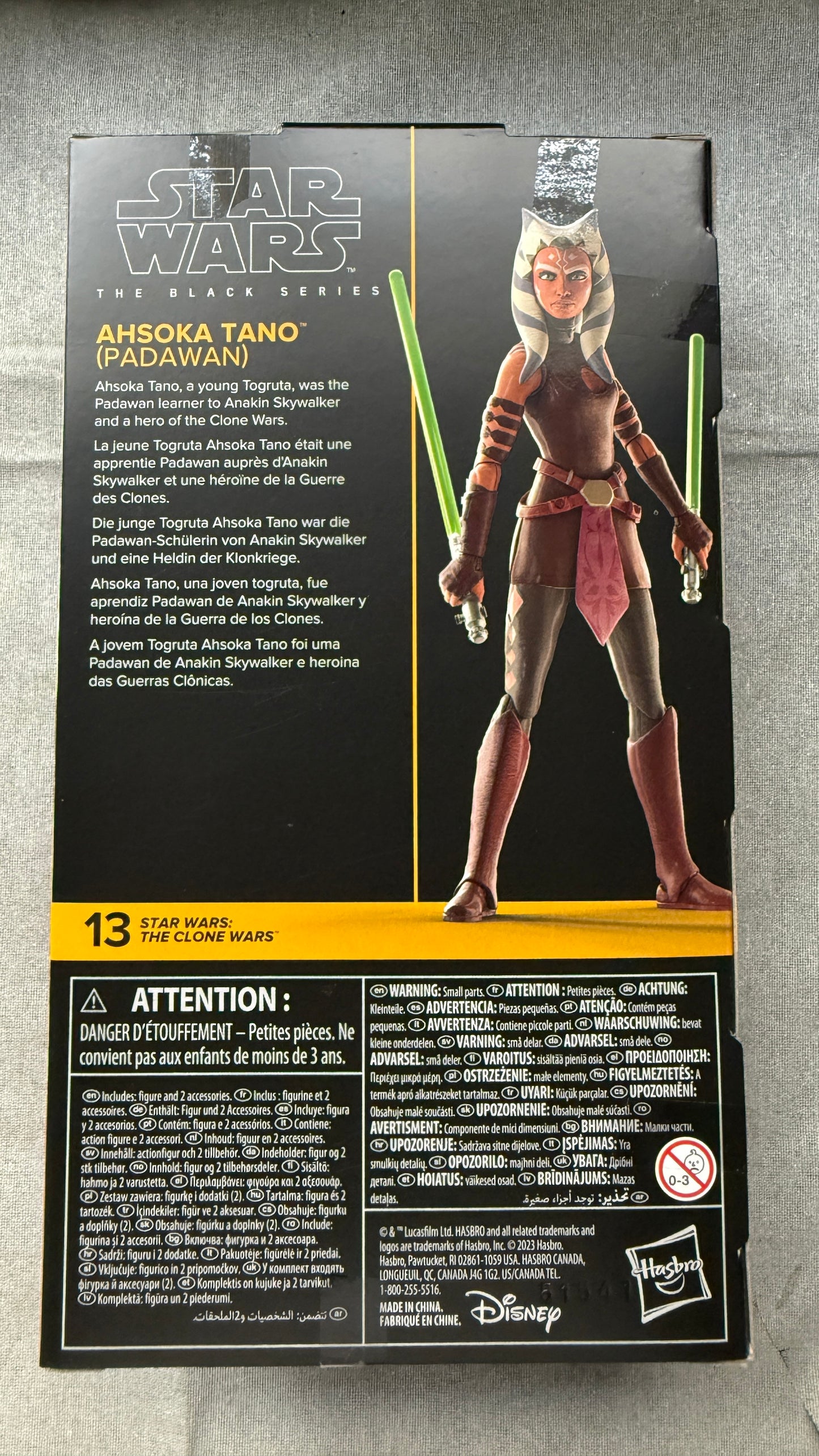 Star Wars The Black Series Ahsoka Tano (Padawan) 6-Inch Action Figure