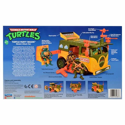 Teenage Mutant Ninja Turtles Classic Original Party Wagon Vehicle TMNT