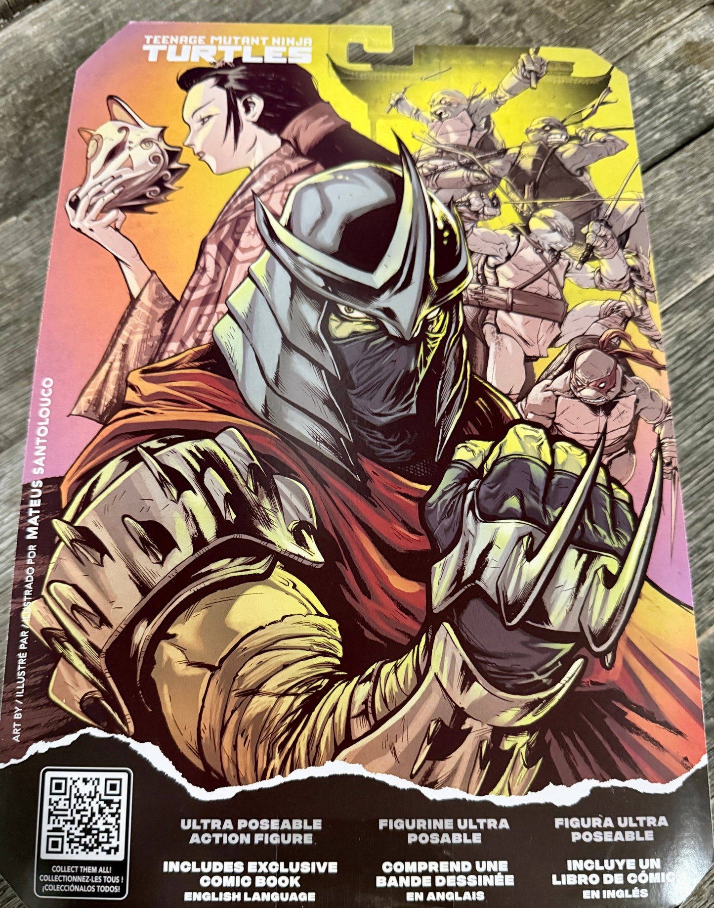 Teenage Mutant Ninja Turtles Page Punchers Shredder 5" McFarlane Toys TMNT