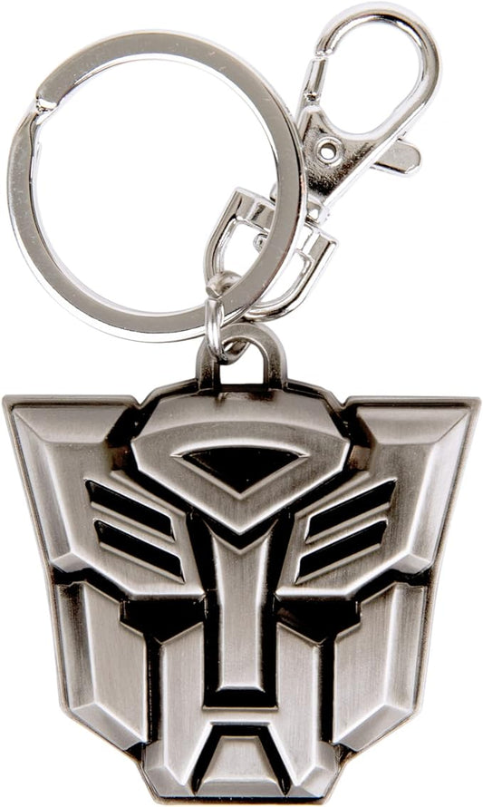 Transformers Deceptions Logo Pewter Key Chain 80s nostalgia metal clip