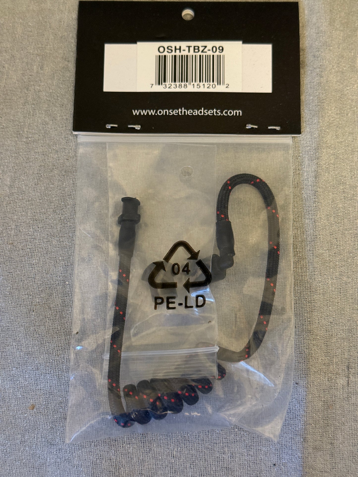 Tubeez Knight Rider Black Headset Surveillance Filmsets OnSet Headsets