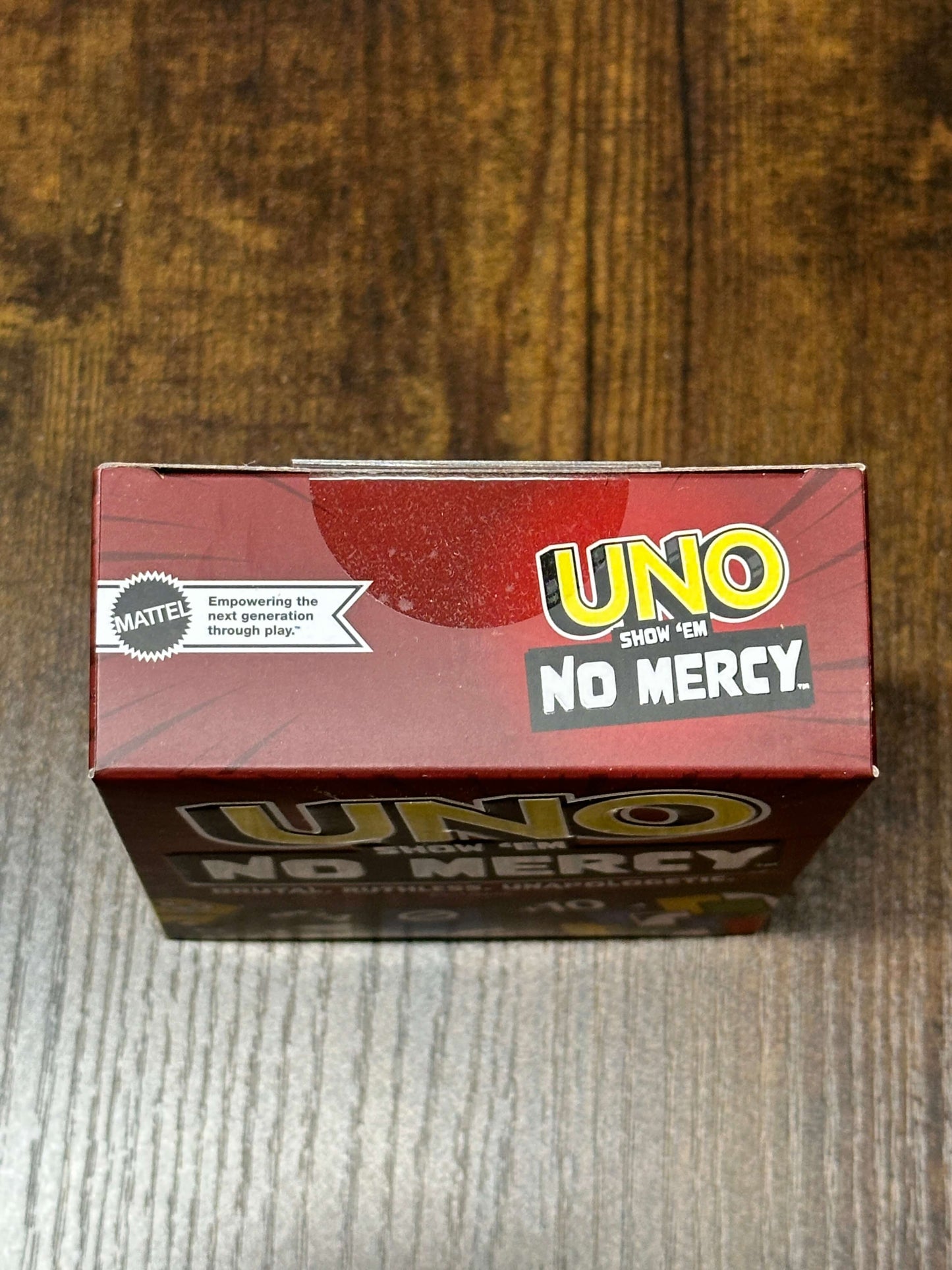 UNO Show ‘em No Mercy Card Game Mattel Games Adults & Family Night Tougher