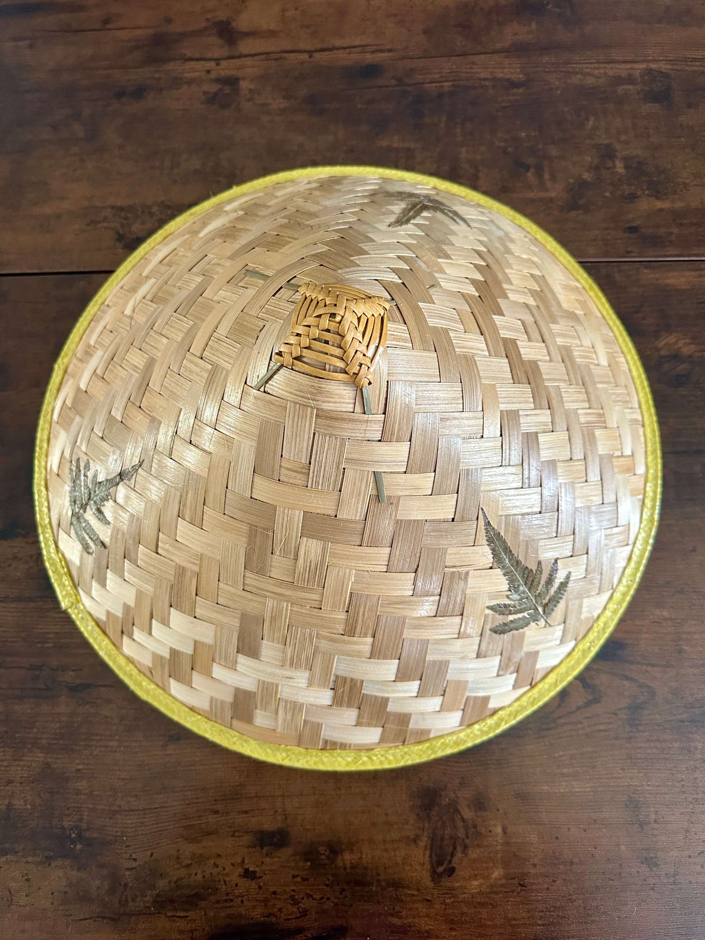 Vintage Conical Chinese Bamboo Hat Oriental Asian Style Anime Hat Sun hat