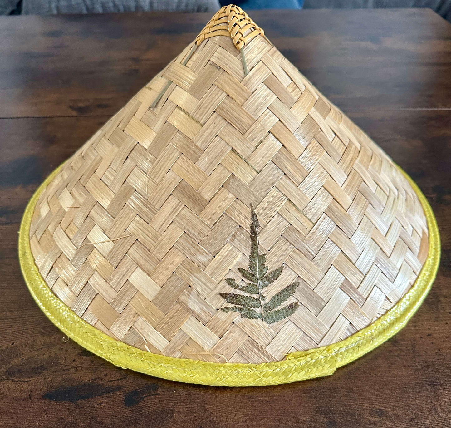 Vintage Conical Chinese Bamboo Hat Oriental Asian Style Anime Hat Sun hat