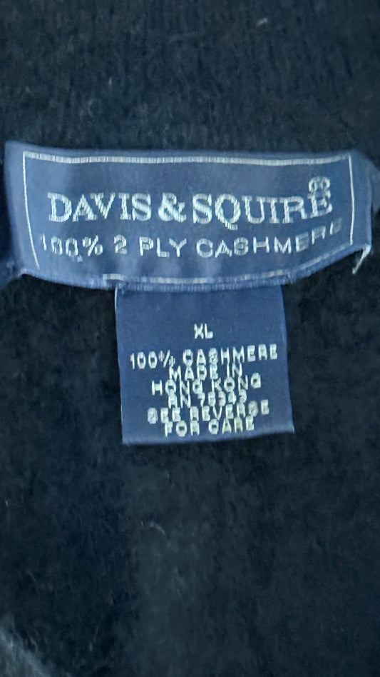 davis squire cashmere sweater 100% XL Men's