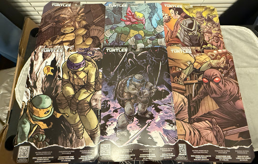 McFarlane Teenage Mutant Ninja Turtles Page Punchers Figures Full-Set Bundle IDW