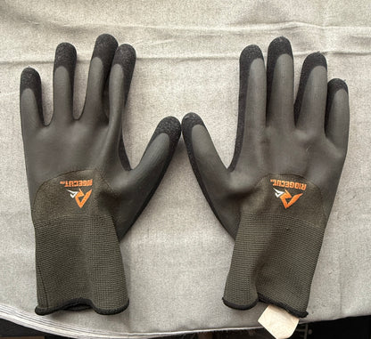 Ridgecut Waterproof Work Gloves One Size Fits All Textured Grip Utility Gardening Pair