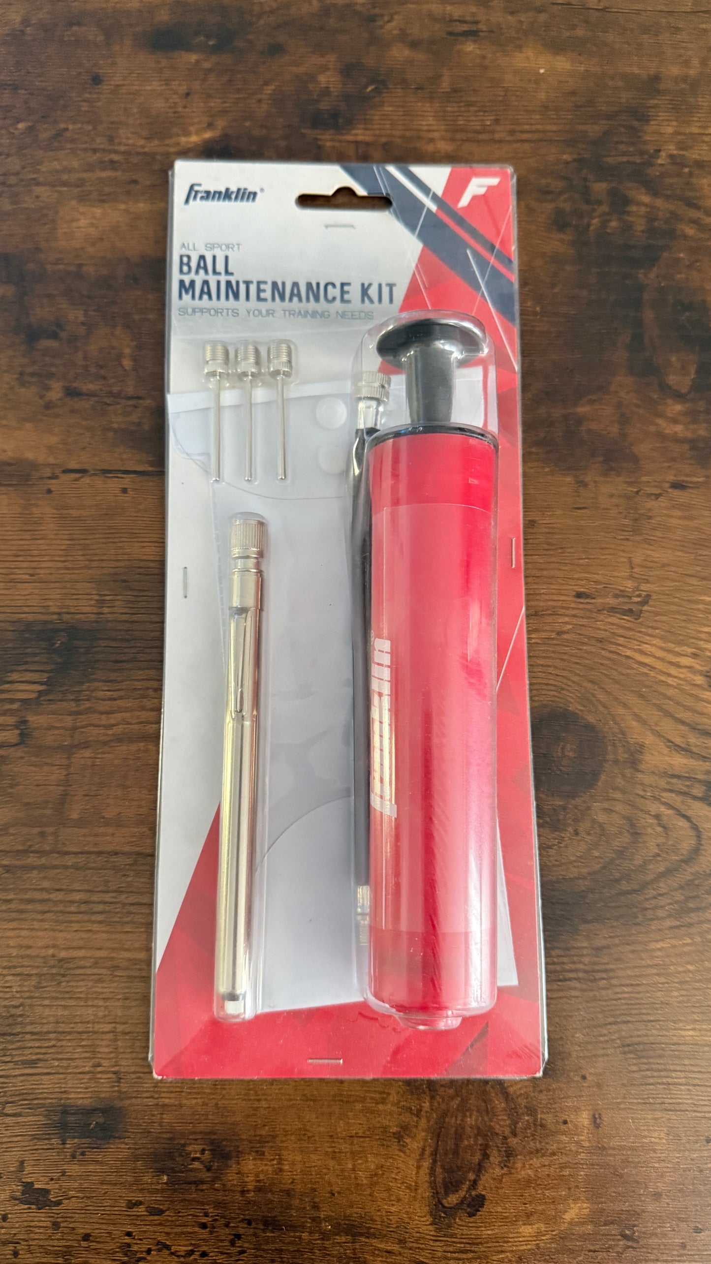 Franklin All Sport Ball Maintenance Kit Pump Needles Gauge New