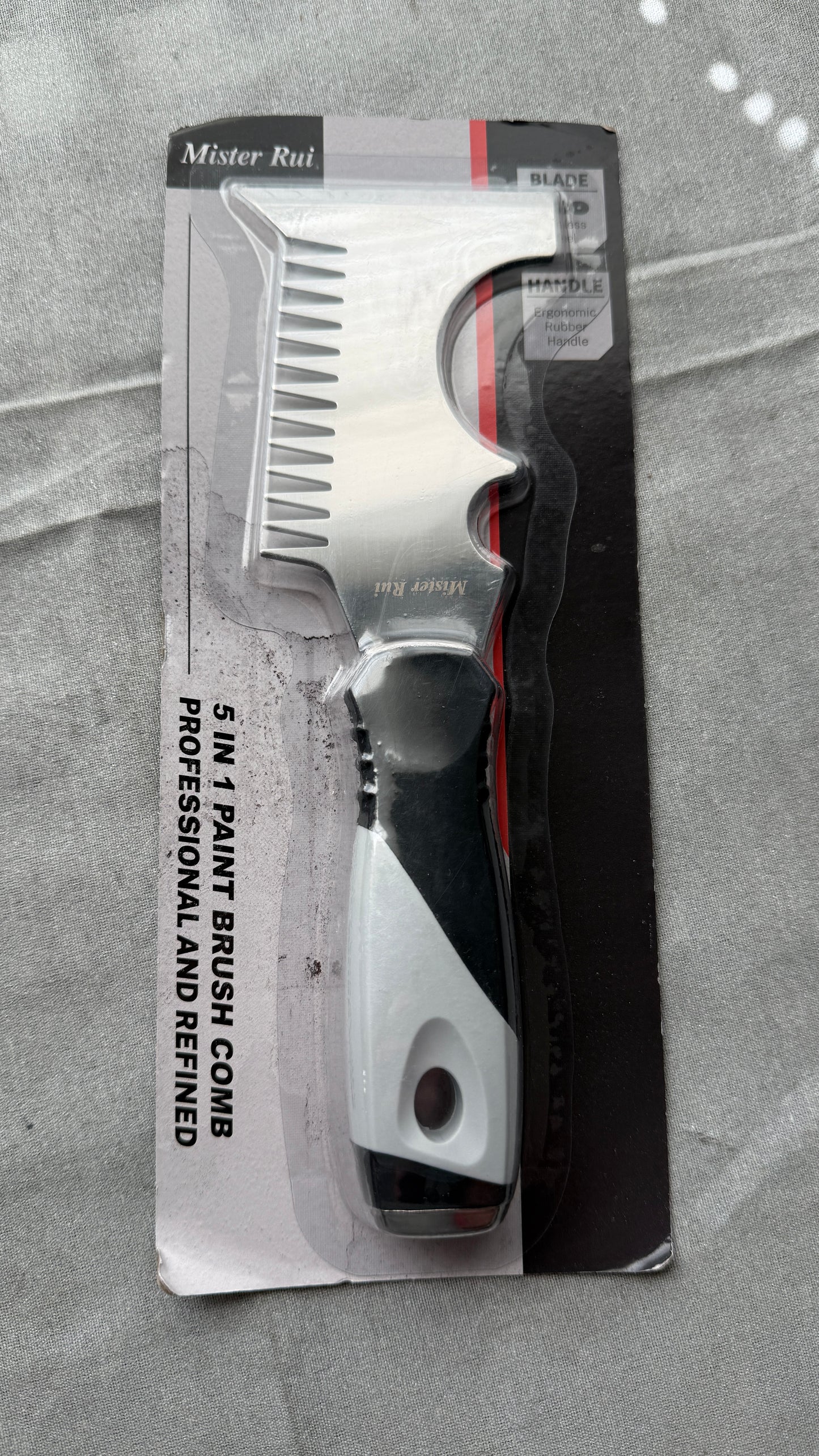 5 in 1 Paint Brush Comb and Roller Cleaner Tool, Stainless Steel Paint Brush