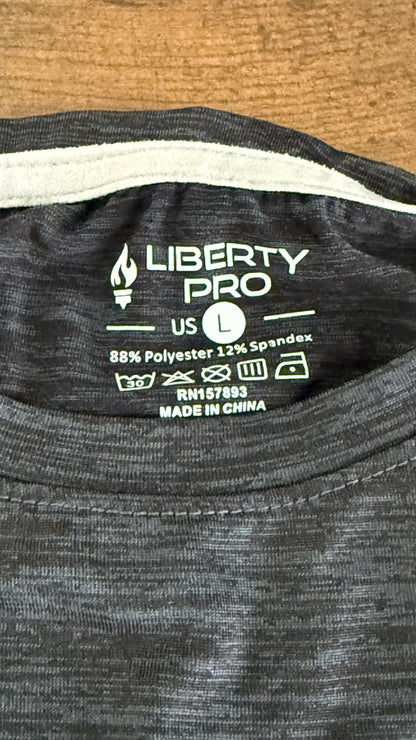 Liberty Pro Men’s Performance Long Sleeve Athletic Shirts Bundle Lot 2 Large