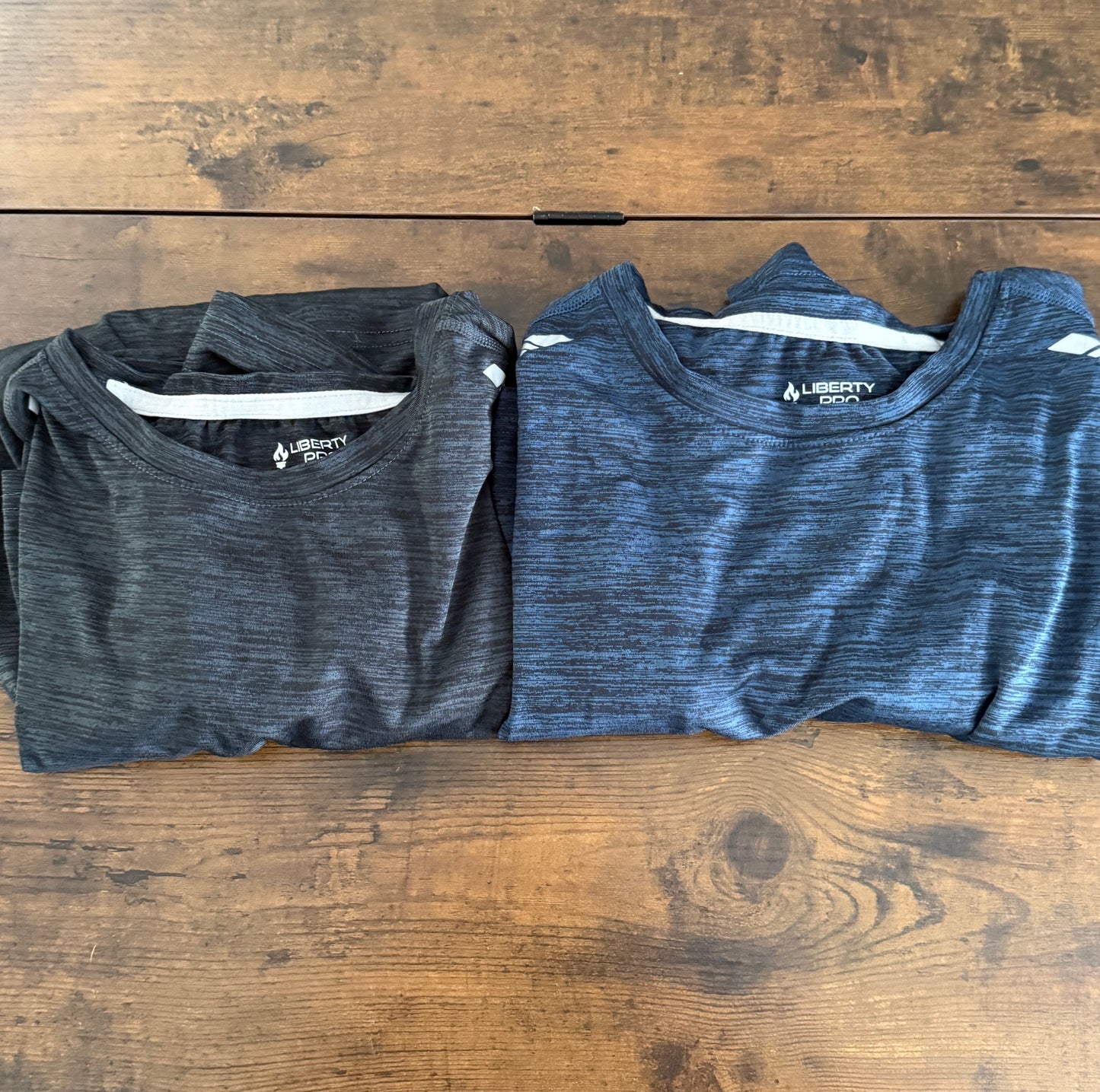 Liberty Pro Men’s Performance Long Sleeve Athletic Shirts Bundle Lot 2 Large