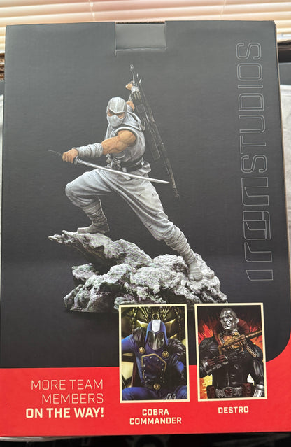 G.I. Joe Cobra Ninja Storm Shadow Art Scale 1:10 Statue Figure from Iron Studio