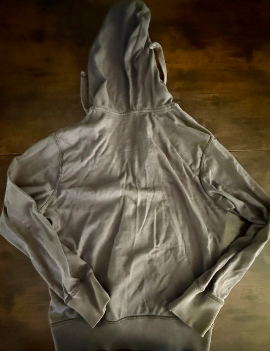 American Eagle Outfitters Vintage Fit Zip-Up Hoodie Gray Men's Medium Full Zip Sweatshirt