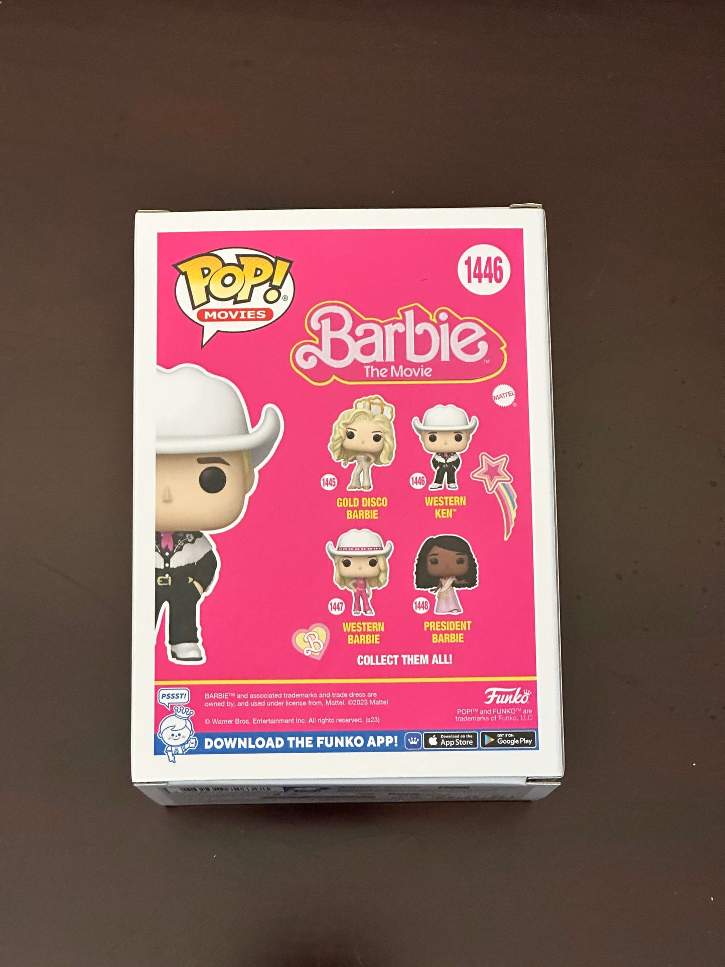 Barbie Western Ken Vinyl Figure #1446 NIB Funko Pop! Movies