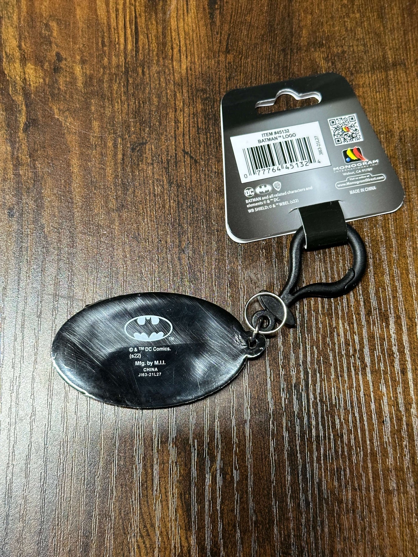 Batman Logo Soft Touch Key Ring DC Accessories Keychain Monoram International