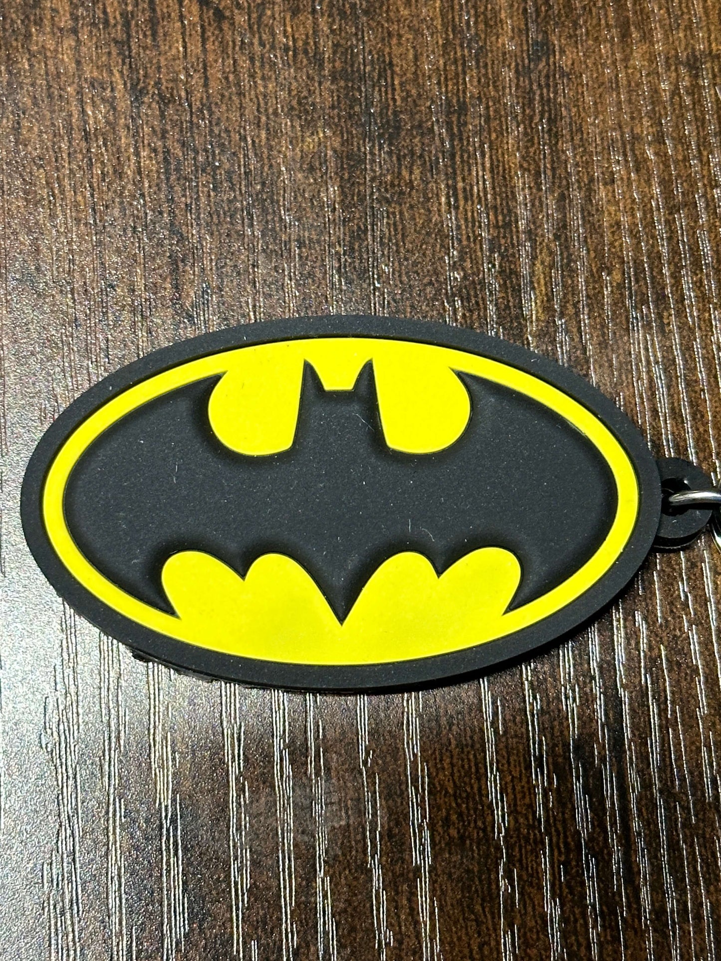 Batman Logo Soft Touch Key Ring DC Accessories Keychain Monoram International
