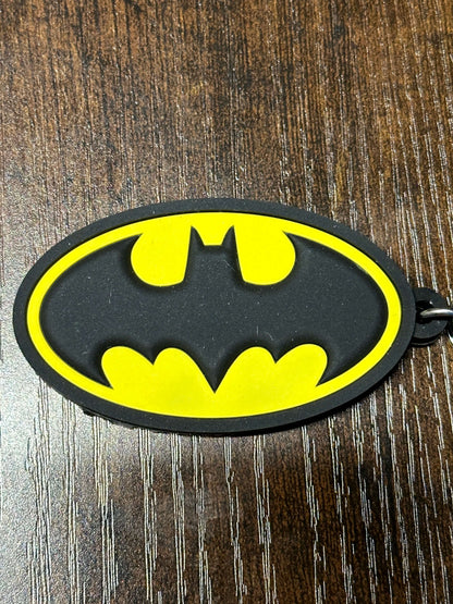 Batman Logo Soft Touch Key Ring DC Accessories Keychain Monoram International