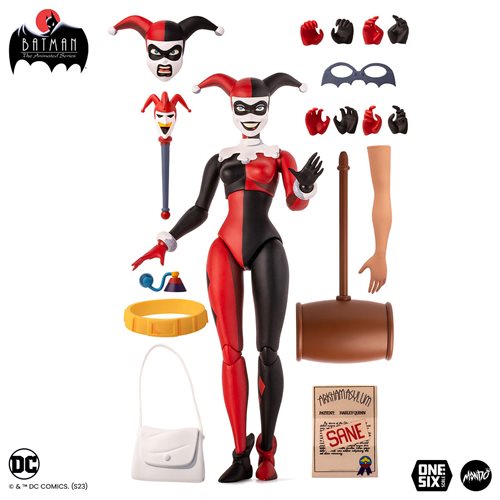 Mondo BTAS Batman Animated 1/6 Harley Quinn (Regular Edition) + Batman Keychain