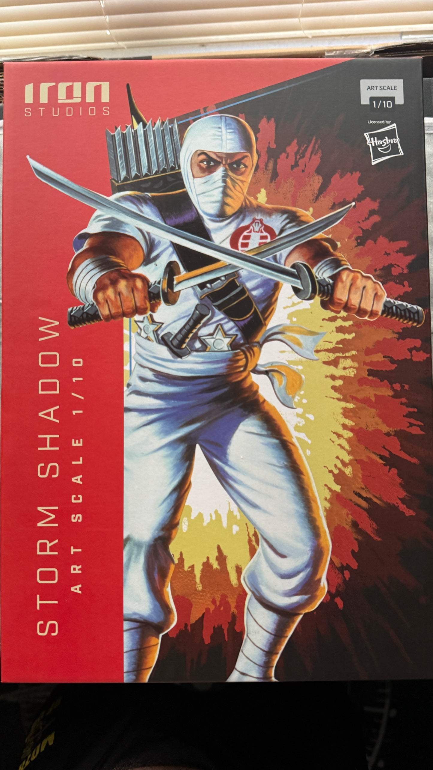 G.I. Joe Cobra Ninja Storm Shadow Art Scale 1:10 Statue Figure from Iron Studio