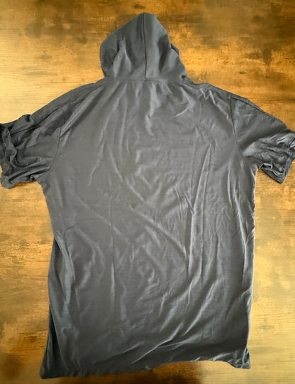 Men’s Athletic Short Sleeve Hooded Performance Shirts Bundle Lot 3 Large